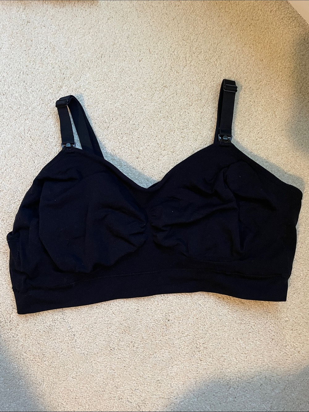 Kindred by Kindred Bravely Pumping Bra Black Busty Extra Large XL